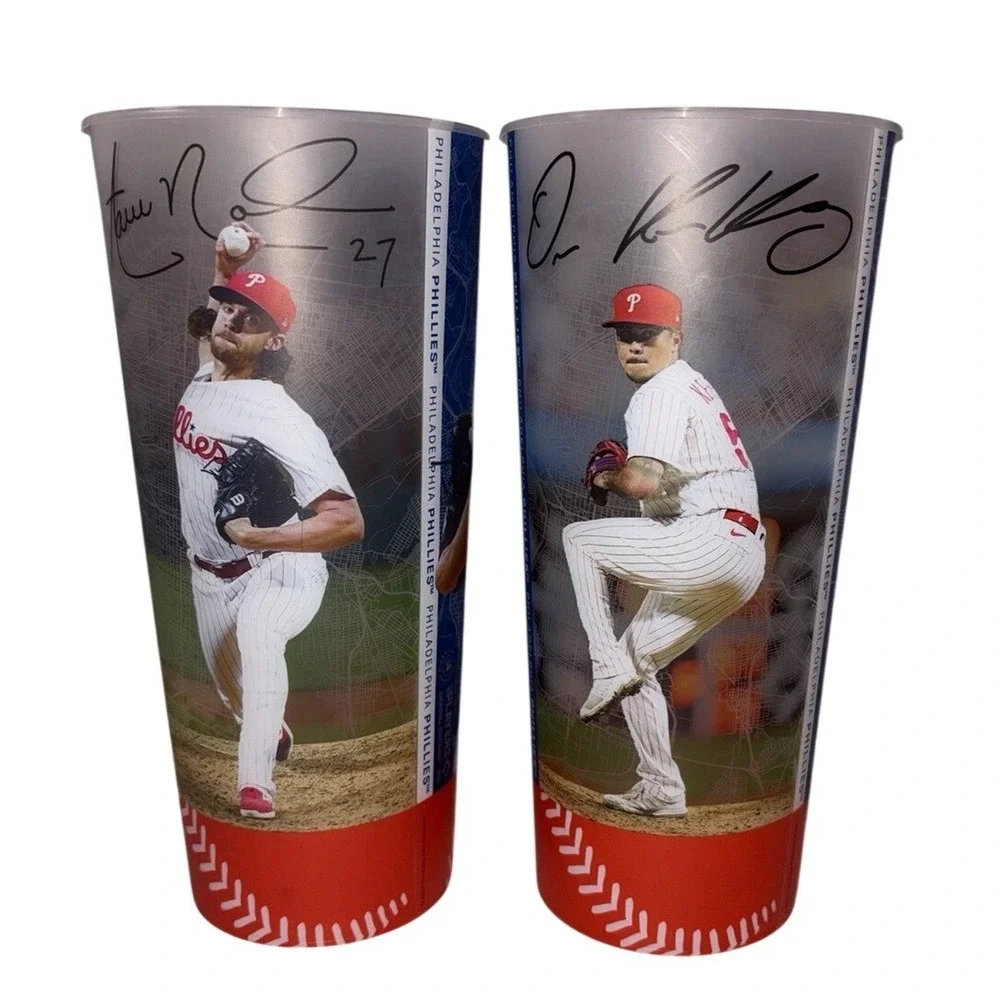 MLB Philadelphia Phillies 2023 Souvenir 44oz Cups AARON NOLA, ‎ ORION KERKERING